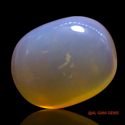 12.00 Cts Natural Australian Fire Opal Loose Gemstone Oval Cabochon 17x13x8 mm AG-529