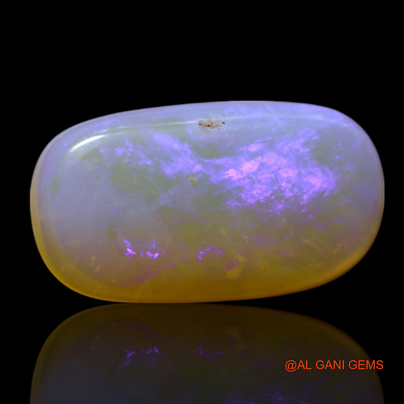 1.60 Cts Natural Australian Fire Opal Loose Gemstone Oval Cabochon 12x7x2 mm AG-52