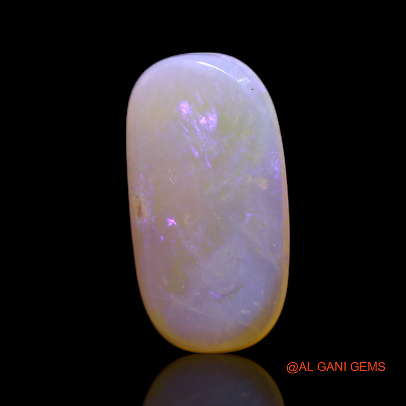 1.60 Cts Natural Australian Fire Opal Loose Gemstone Oval Cabochon 12x7x2 mm AG-52
