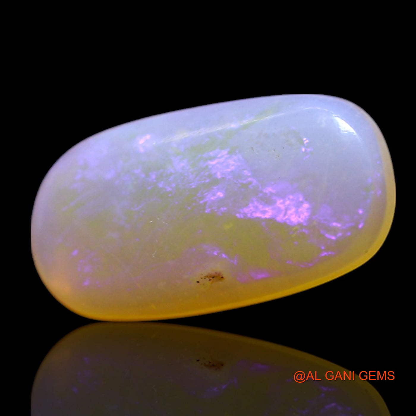 1.60 Cts Natural Australian Fire Opal Loose Gemstone Oval Cabochon 12x7x2 mm AG-52