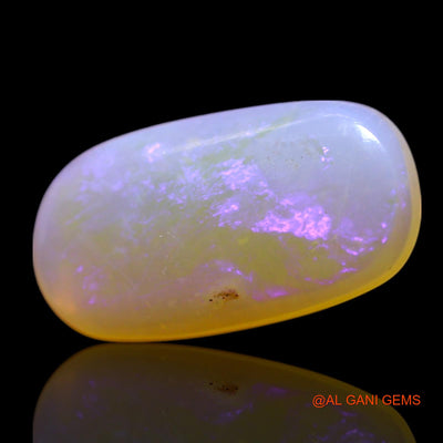 1.60 Cts Natural Australian Fire Opal Loose Gemstone Oval Cabochon 12x7x2 mm AG-52