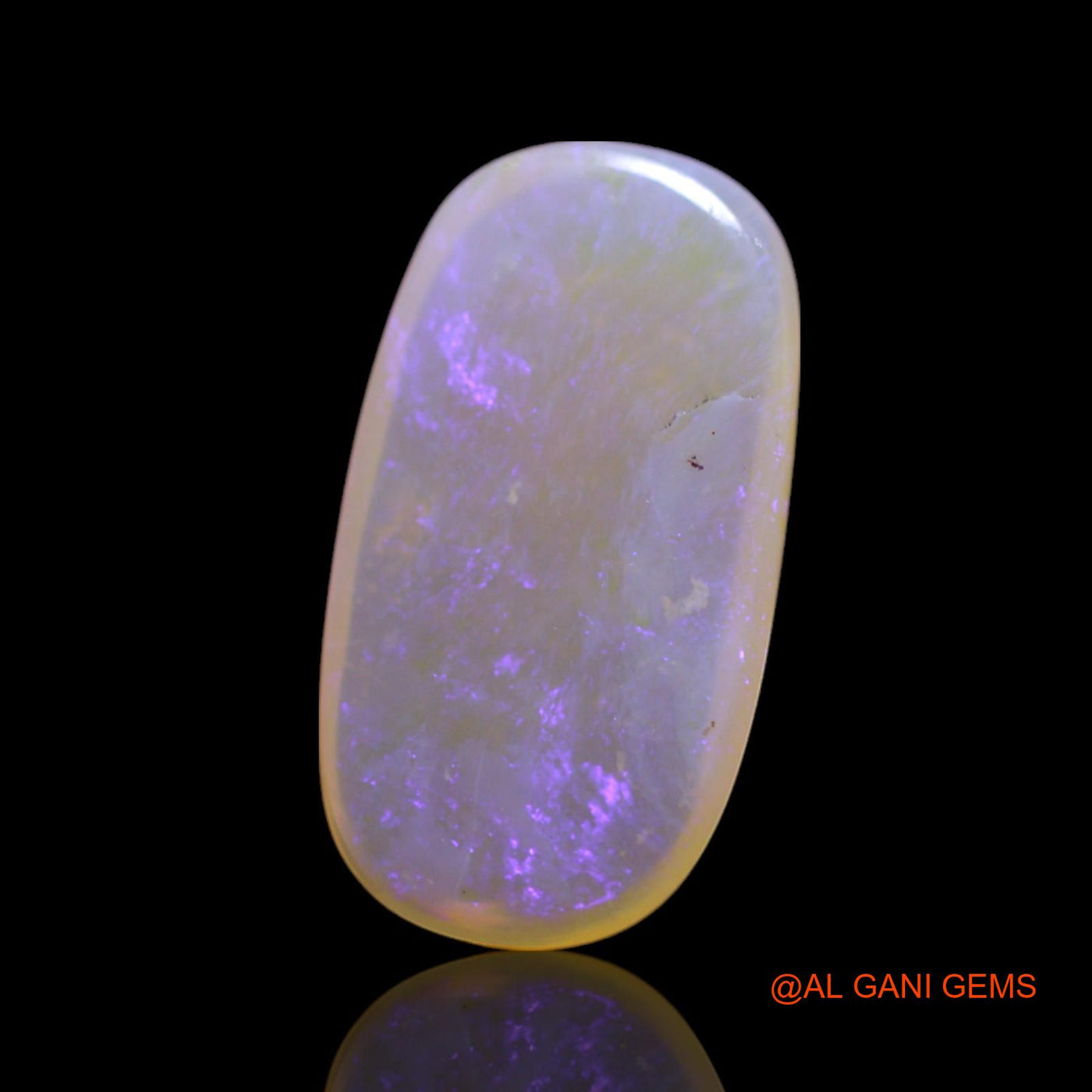 1.60 Cts Natural Australian Fire Opal Loose Gemstone Oval Cabochon 12x7x2 mm AG-52