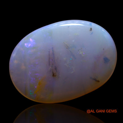 Natural Fire Opal Gemstone 7.00 Cts Loose Oval Cabochon From Australia 19x13x4 mm AG-530
