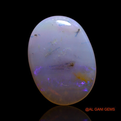 Natural Fire Opal Gemstone 7.00 Cts Loose Oval Cabochon From Australia 19x13x4 mm AG-530