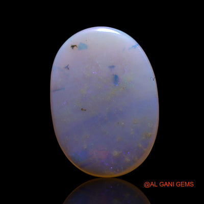 Natural Fire Opal Gemstone 7.00 Cts Loose Oval Cabochon From Australia 19x13x4 mm AG-530
