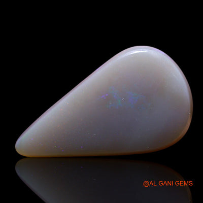 8.00 Cts Unheated Australian Fire Opal Loose Gemstone Pear Cabochon Natural 21x12x5 mm AG-531