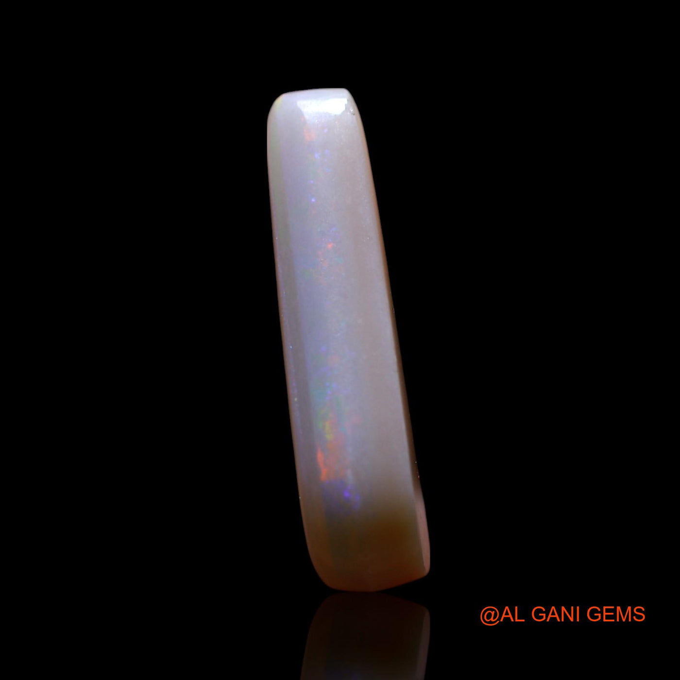 8.00 Cts Unheated Australian Fire Opal Loose Gemstone Pear Cabochon Natural 21x12x5 mm AG-531