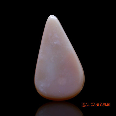 8.00 Cts Unheated Australian Fire Opal Loose Gemstone Pear Cabochon Natural 21x12x5 mm AG-531
