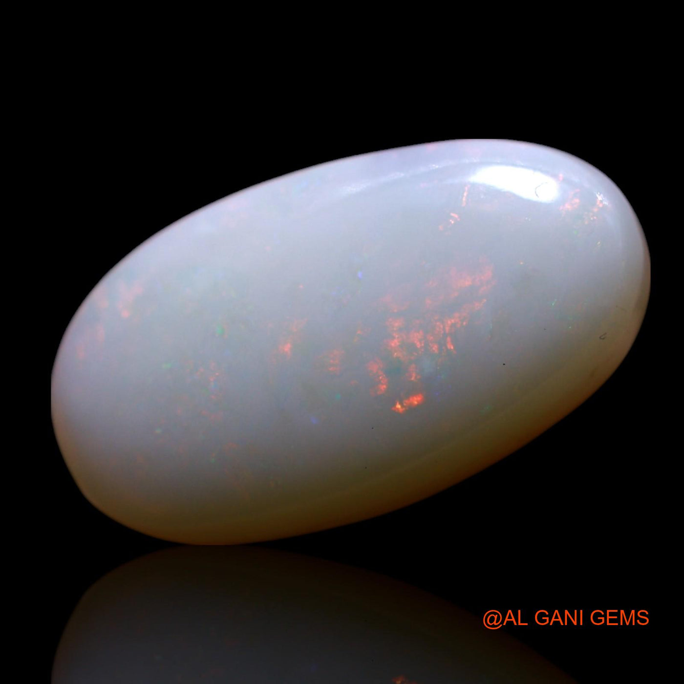 9.00 Cts Unheated Australian Fire Opal Loose Gemstone Oval Cabochon Natural 19x11x6 mm AG-532