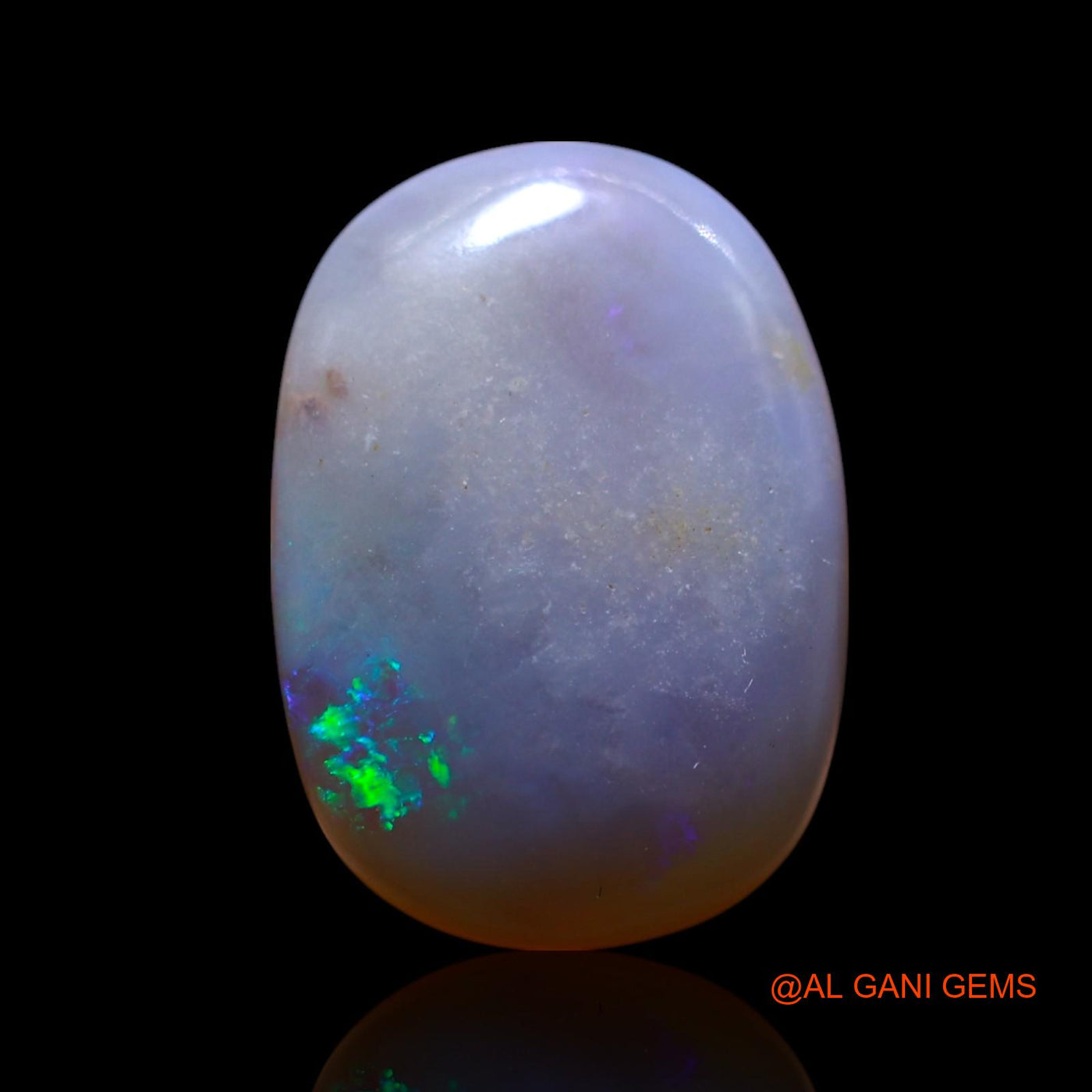 Natural Untreated Fire Opal Loose Gemstone Oval Cabochon From Australia 9.00 Cts 18x12x5 mm AG-533