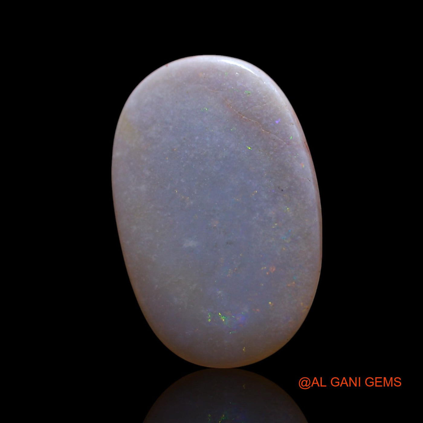 4.00 Cts Natural Australian Fire Opal Oval Cabochon Loose Gemstone For Jewelry 19x12x2 mm AG-534