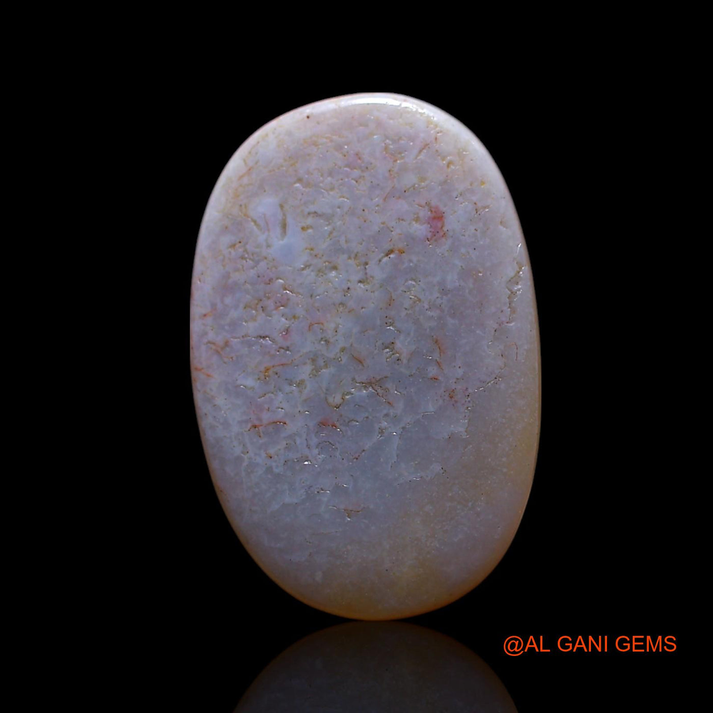 4.00 Cts Natural Australian Fire Opal Oval Cabochon Loose Gemstone For Jewelry 19x12x2 mm AG-534