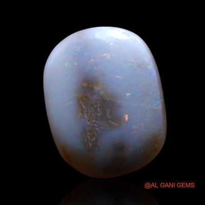7.00 Cts Natural Australian Fire Opal Oval Cabochon Loose Gemstone For Jewelry 17x14x4 mm AG-535