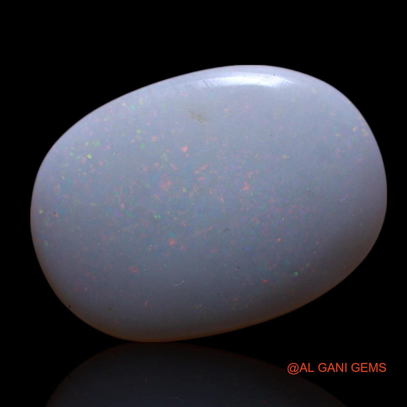 Natural Fire Opal Gemstone 5.00 Cts Loose Oval Cabochon From Australia 18x13x3 mm AG-536