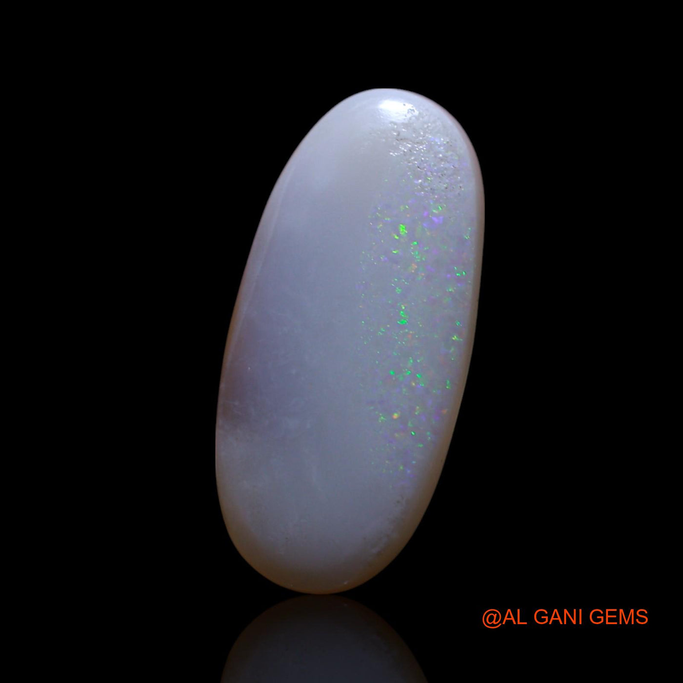 6.00 Cts Natural Australian Fire Opal Loose Gemstone Oval Cabochon 20x19x4 mm AG-537