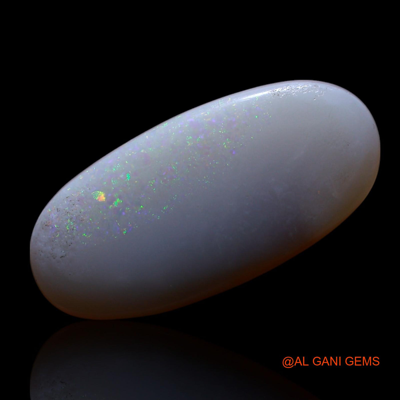 6.00 Cts Natural Australian Fire Opal Loose Gemstone Oval Cabochon 20x19x4 mm AG-537