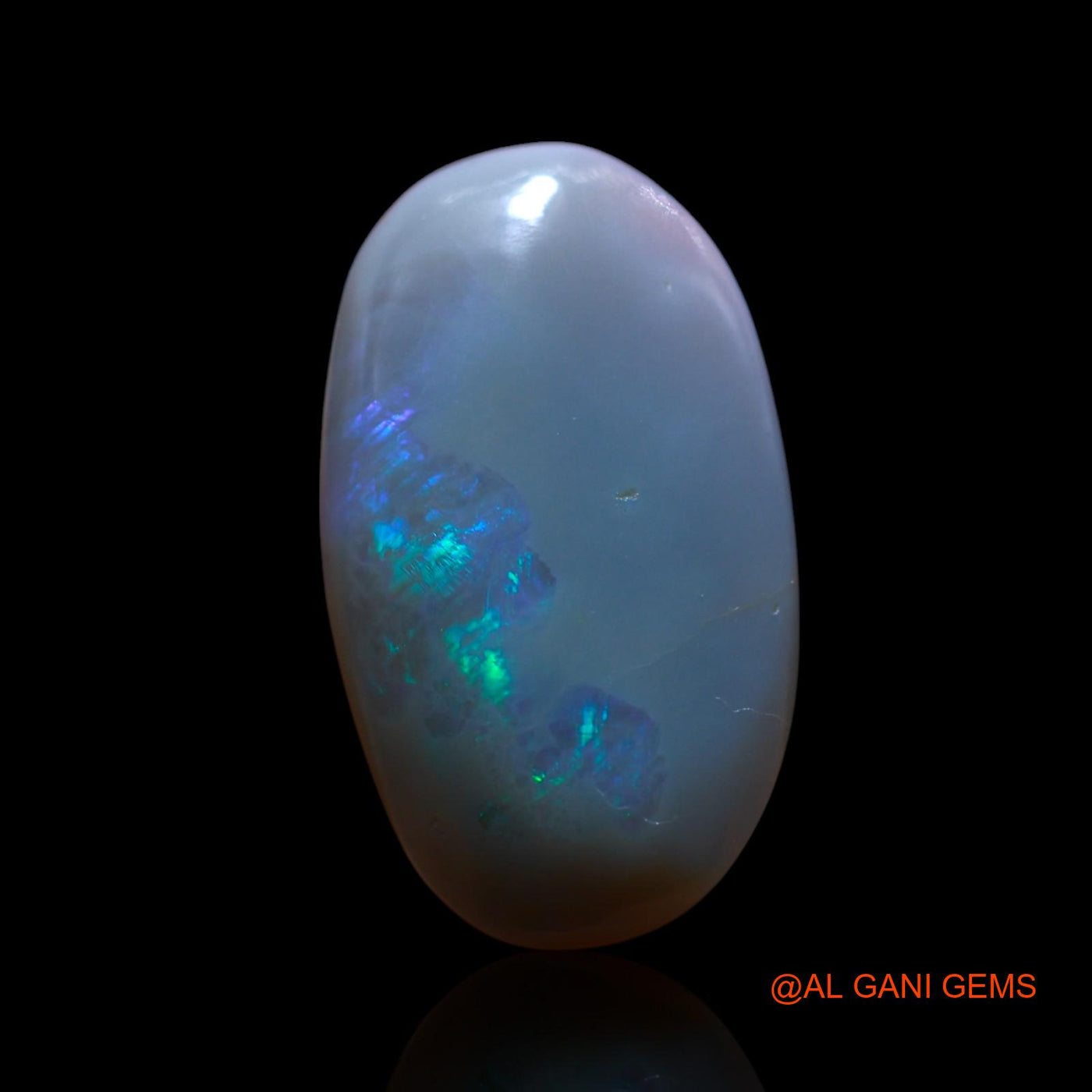 6.00 Cts Natural Australian Fire Opal Oval Cabochon Loose Gemstone For Jewelry 19x11x5 mm AG-538