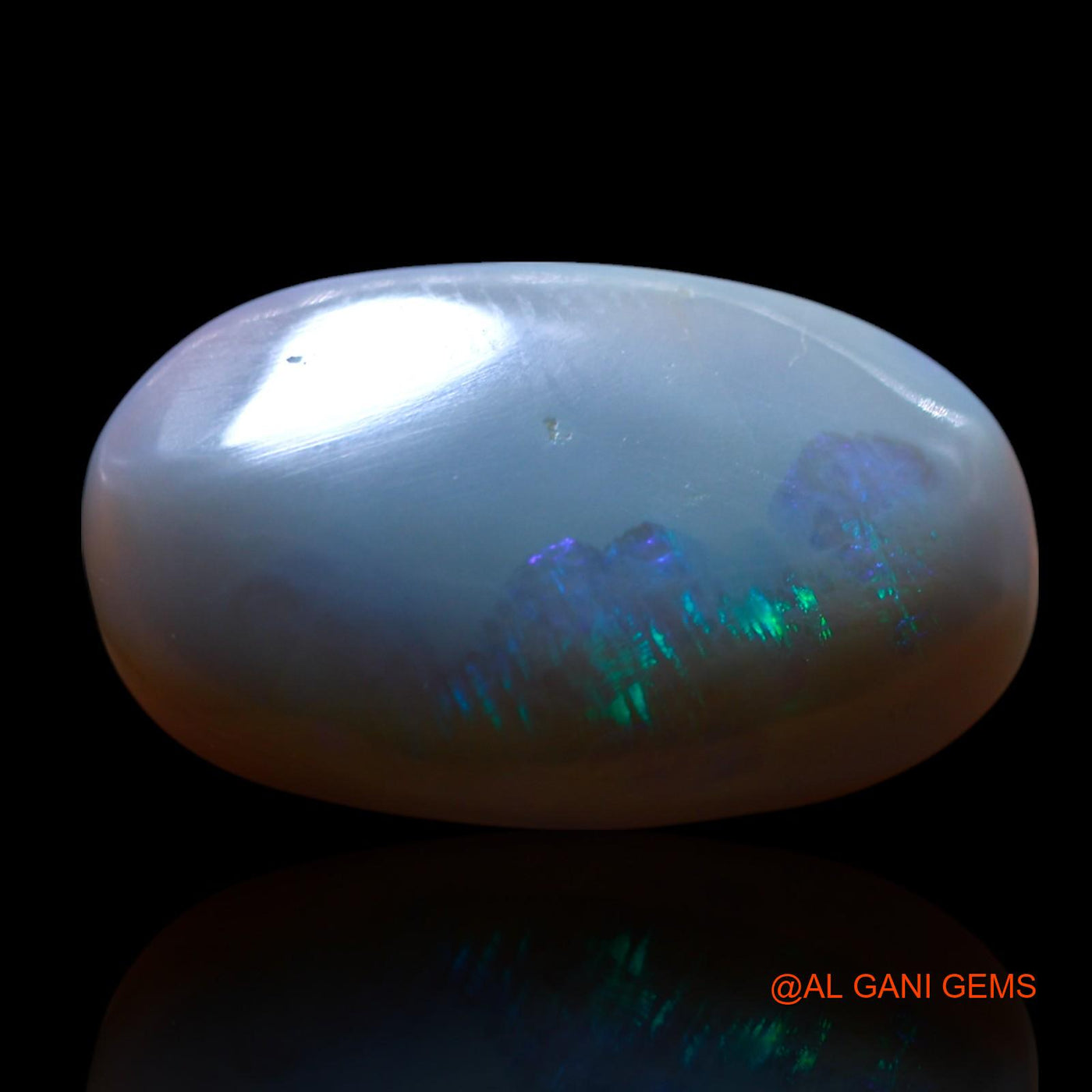 6.00 Cts Natural Australian Fire Opal Oval Cabochon Loose Gemstone For Jewelry 19x11x5 mm AG-538