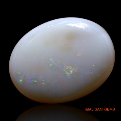 Natural Fire Opal Gemstone 8.00 Cts Loose Oval Cabochon From Australia 17x13x5 mm AG-539