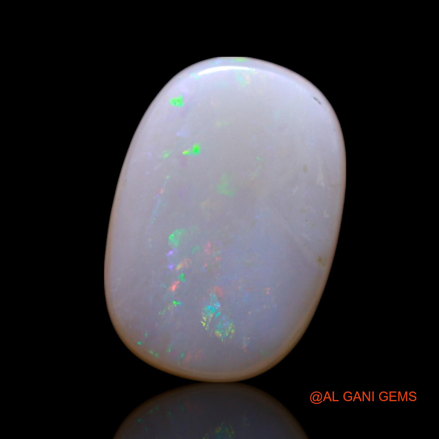 Natural Untreated Fire Opal Loose Gemstone Oval Cabochon From Australia 1.80 Cts 11x8x2 mm AG-53