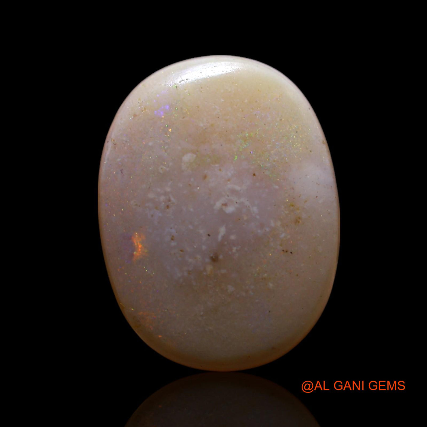 6.00 Cts Natural Australian Fire Opal Loose Gemstone Oval Cabochon 17x13x4 mm AG-540