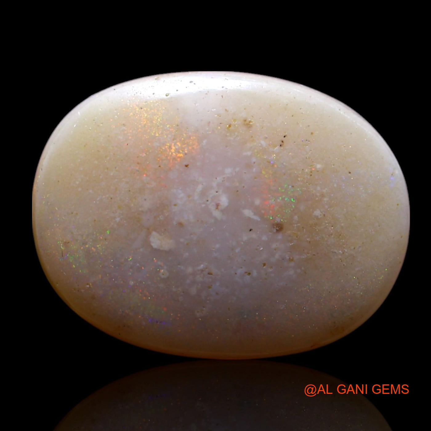 6.00 Cts Natural Australian Fire Opal Loose Gemstone Oval Cabochon 17x13x4 mm AG-540