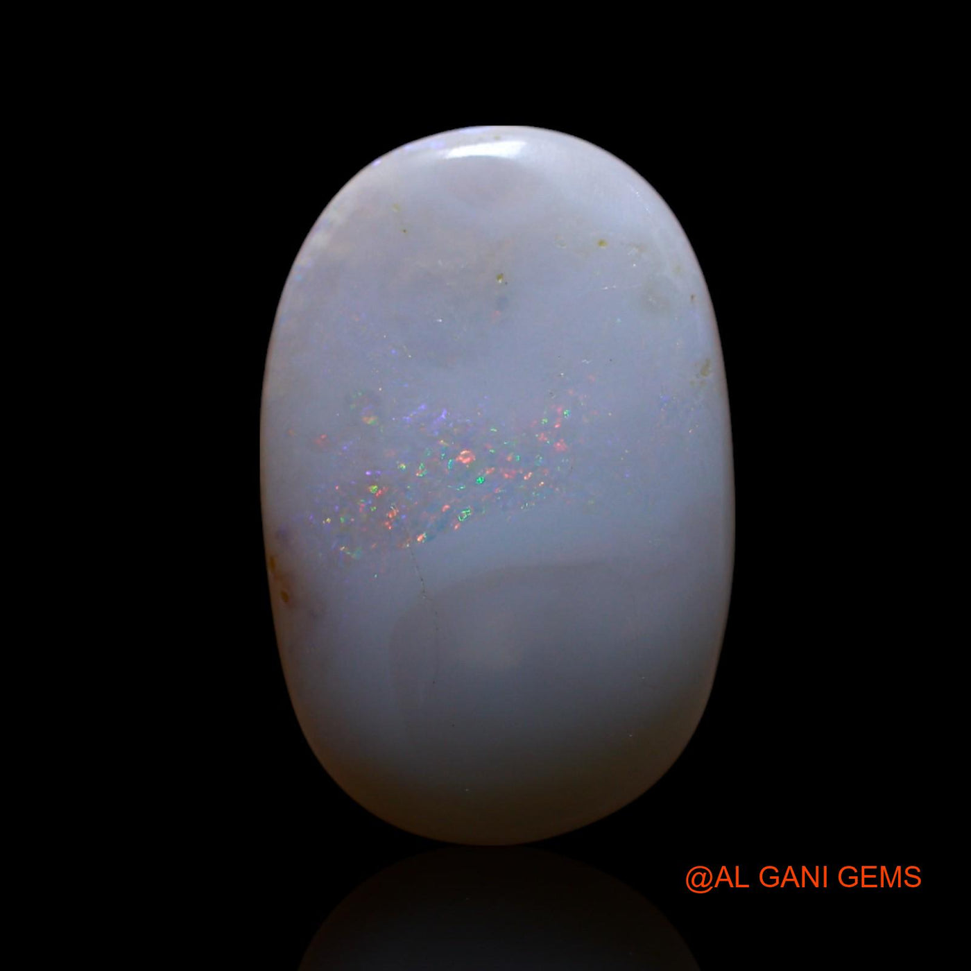 7.00 Cts Natural Australian Fire Opal Oval Cabochon Loose Gemstone For Jewelry 18x12x5 mm AG-542