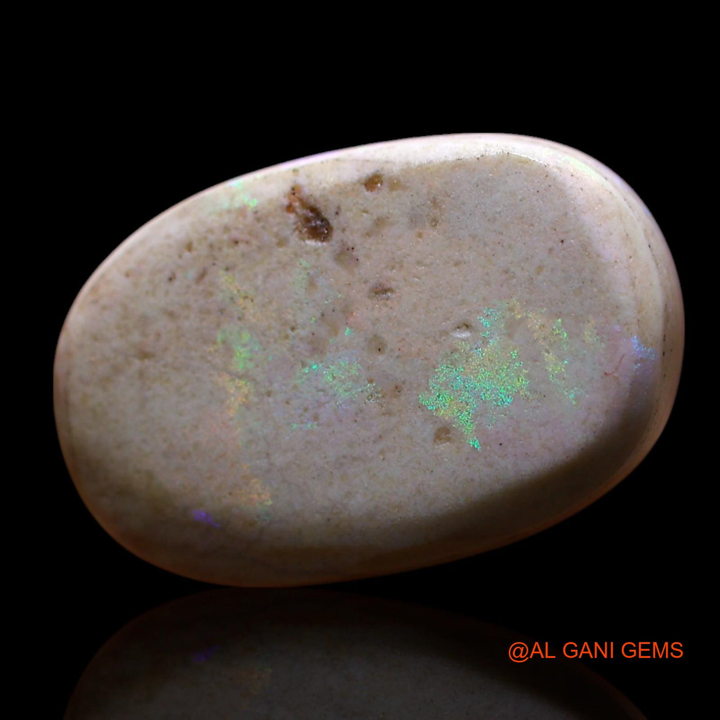 7.00 Cts Natural Australian Fire Opal Oval Cabochon Loose Gemstone For Jewelry 18x12x5 mm AG-542