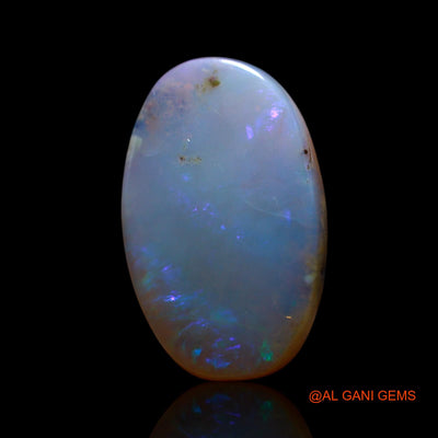 7.00 Cts Unheated Australian Fire Opal Loose Gemstone Oval Cabochon Natural 18x11x4 mm AG-543