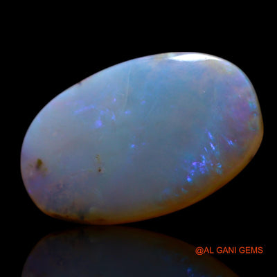 7.00 Cts Unheated Australian Fire Opal Loose Gemstone Oval Cabochon Natural 18x11x4 mm AG-543