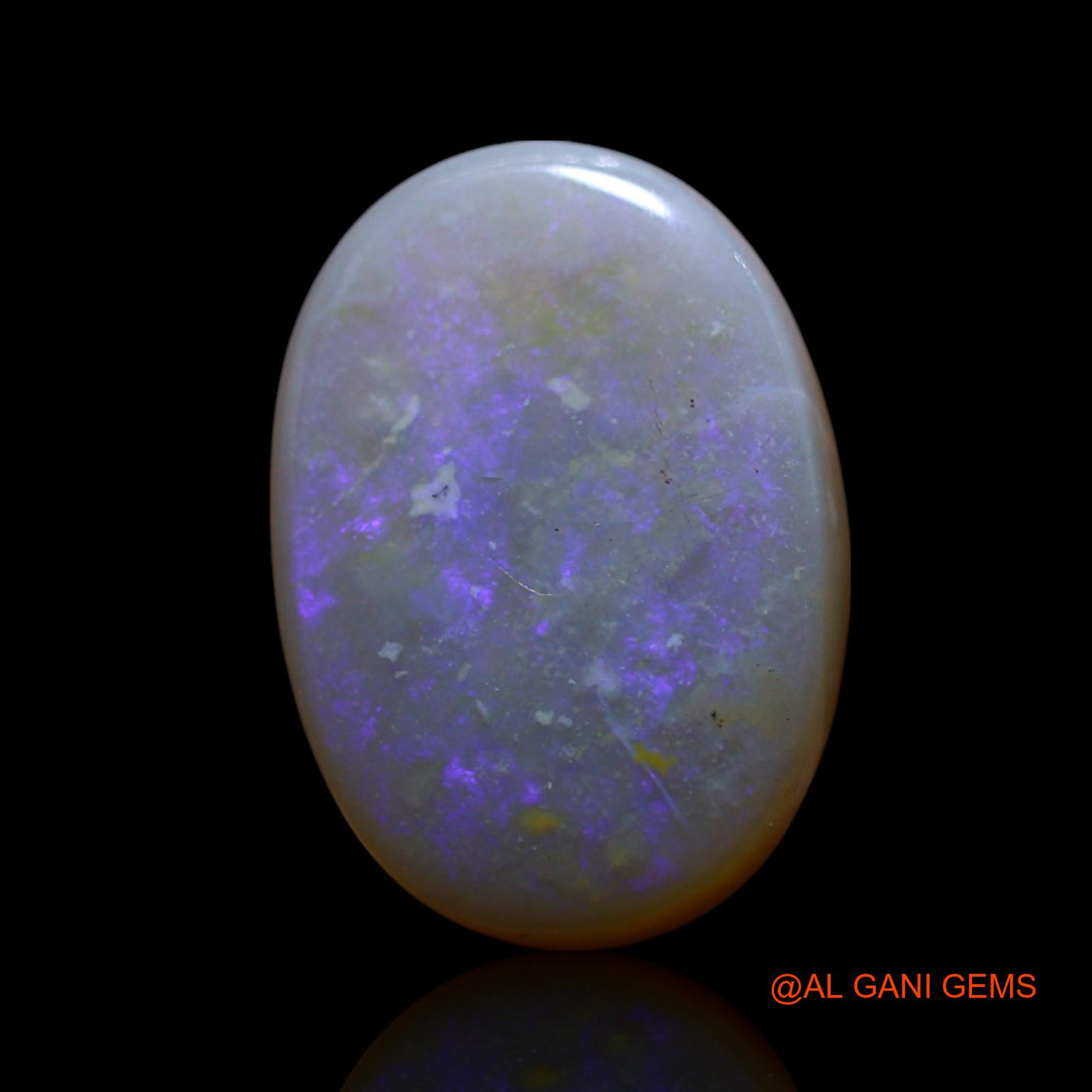 8.00 Cts Natural Australian Fire Opal Loose Gemstone Oval Cabochon 17x12x5 mm AG-545
