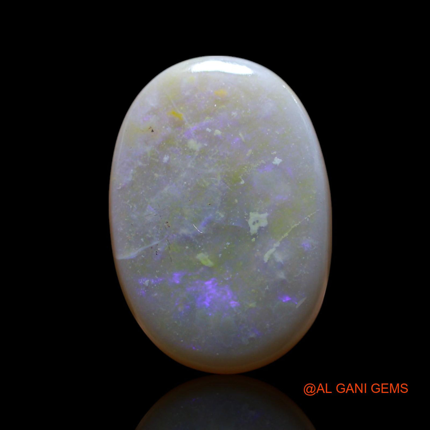 8.00 Cts Natural Australian Fire Opal Loose Gemstone Oval Cabochon 17x12x5 mm AG-545