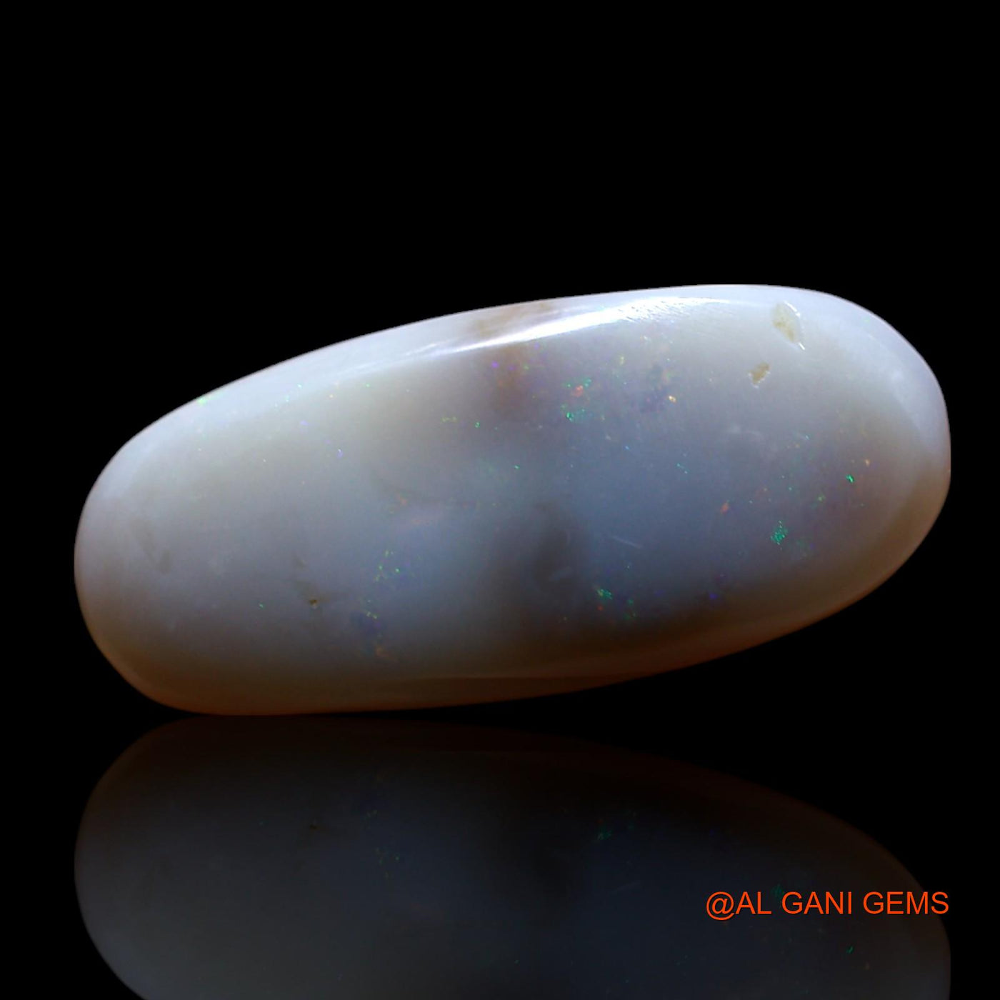 Natural Untreated Fire Opal Loose Gemstone Oval Cabochon From Australia 5.00 Cts 19x8x4 mm AG-546