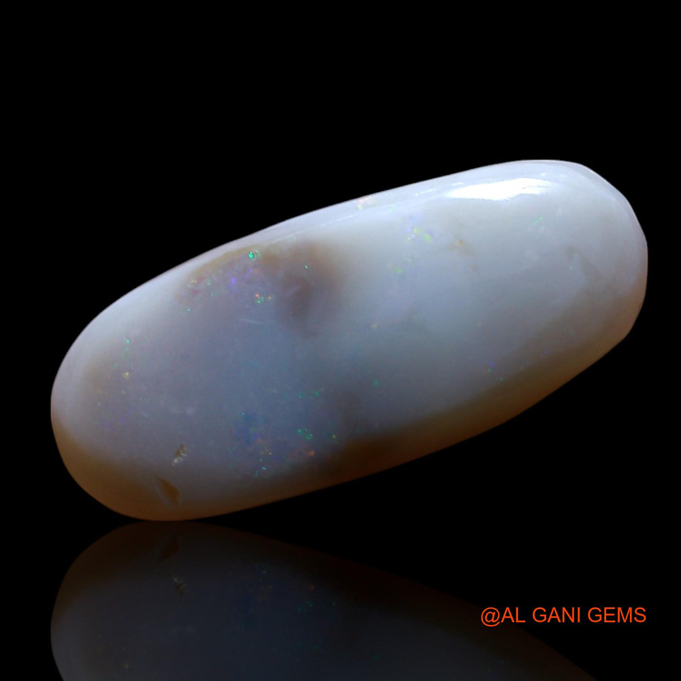 Natural Untreated Fire Opal Loose Gemstone Oval Cabochon From Australia 5.00 Cts 19x8x4 mm AG-546