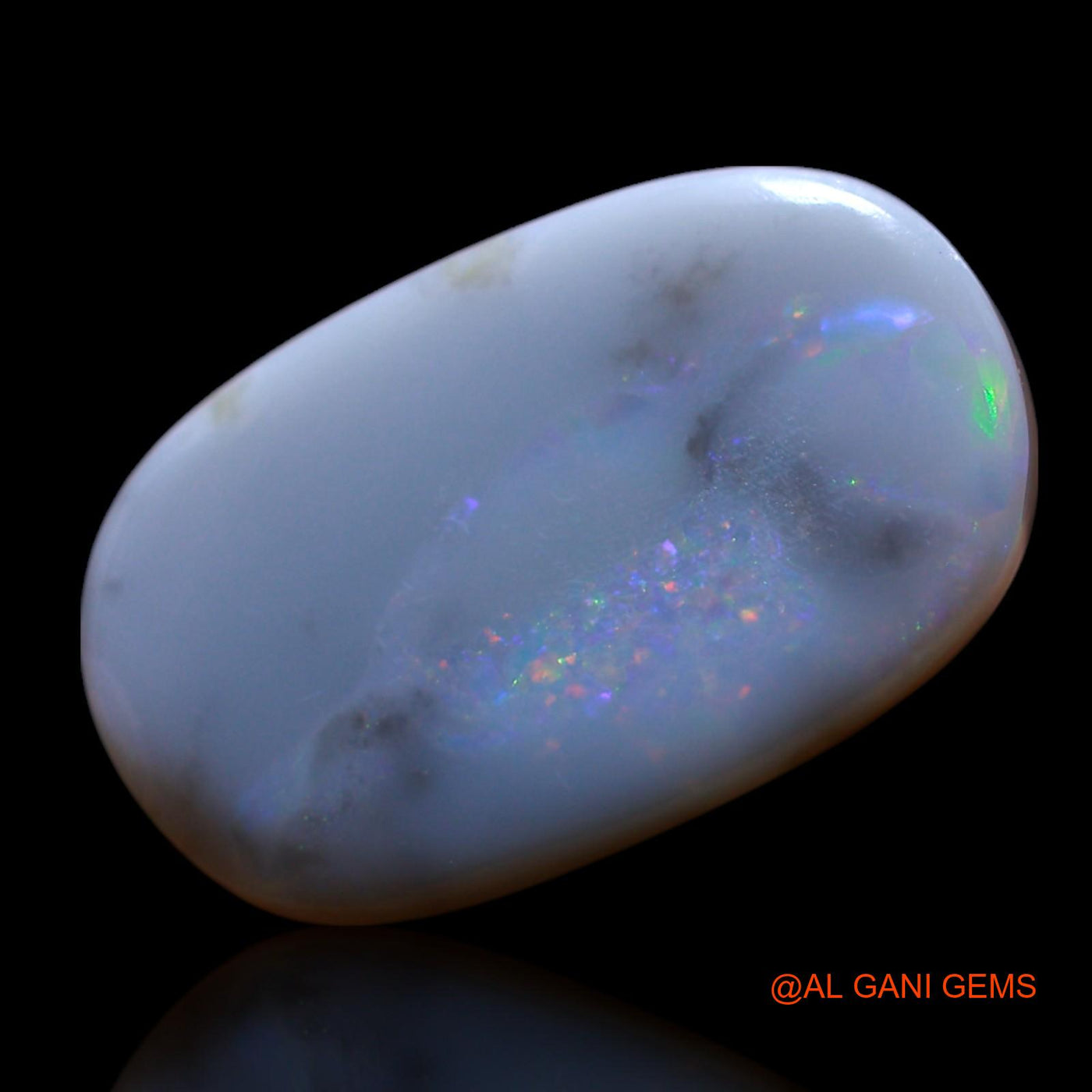 6.00 Cts Natural Australian Fire Opal Oval Cabochon Loose Gemstone For Jewelry 17x11x4 mm AG-549