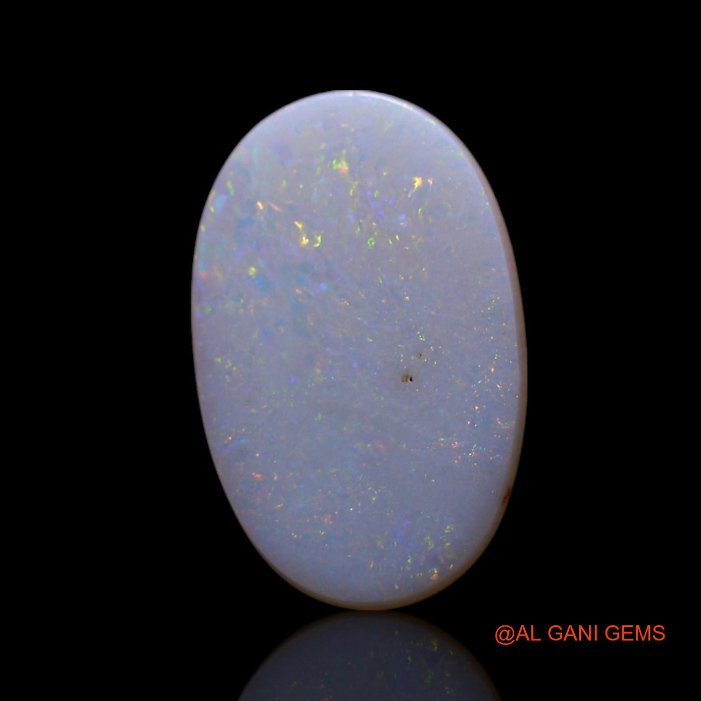 Natural Fire Opal Gemstone 1.00 Cts Loose Oval Cabochon From Australia 11x7x1 mm AG-54