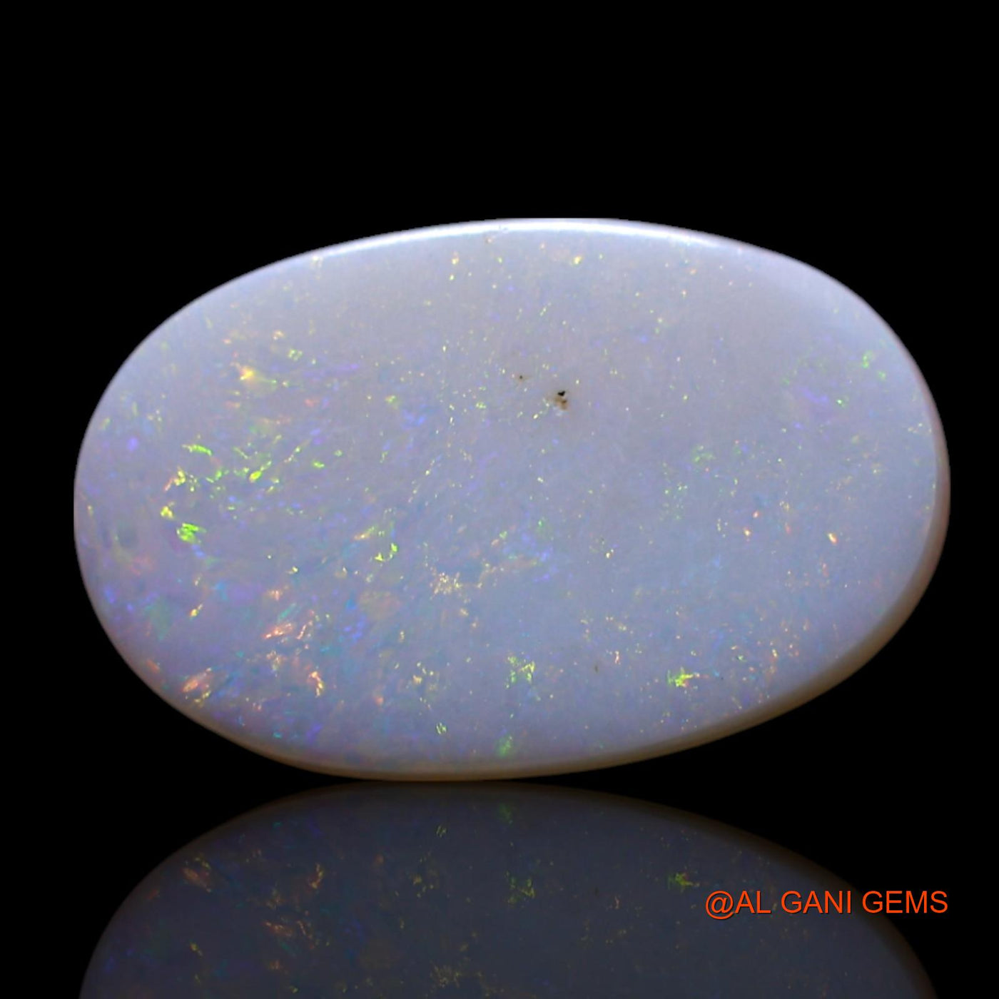 Natural Fire Opal Gemstone 1.00 Cts Loose Oval Cabochon From Australia 11x7x1 mm AG-54