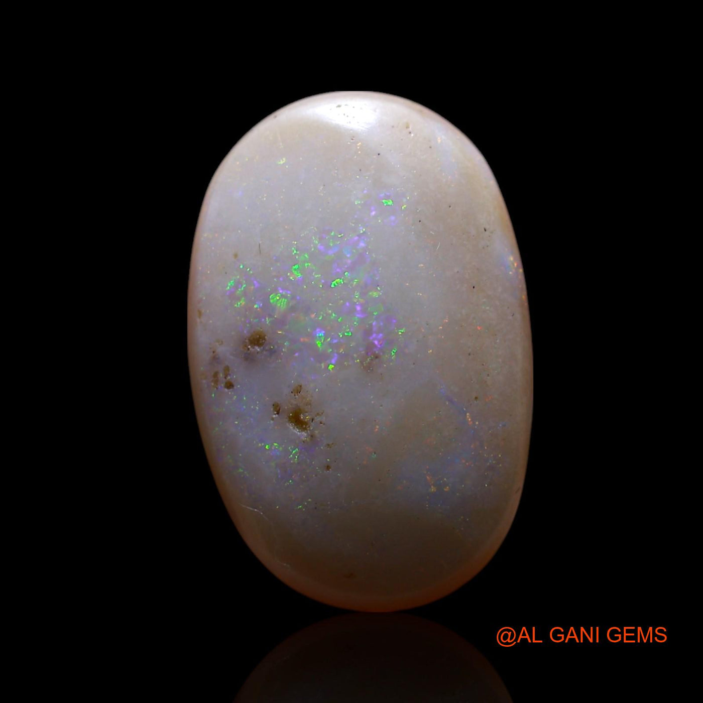 5.00 Cts Natural Australian Fire Opal Loose Gemstone Oval Cabochon 17x11x4 mm AG-550
