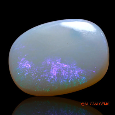 Natural Untreated Fire Opal Loose Gemstone Oval Cabochon From Australia 1.50 Cts 16x12x3 mm AG-552