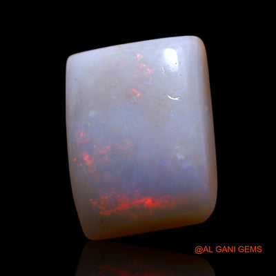 6.00 Cts Natural Australian Fire Opal Loose Gemstone Square Cabochon 14x11x4 mm AG-553