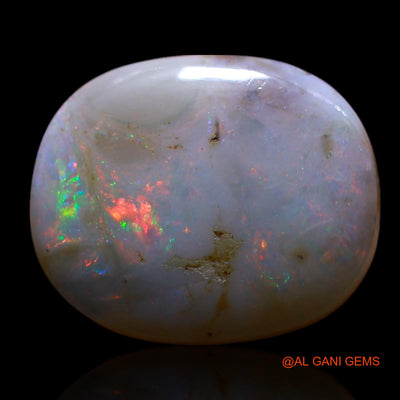 8.00 Cts Unheated Australian Fire Opal Loose Gemstone Oval Cabochon Natural 15x12x5 mm AG-554