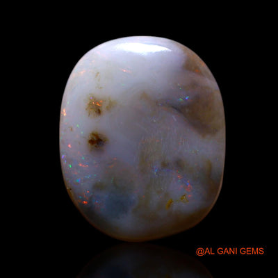 8.00 Cts Unheated Australian Fire Opal Loose Gemstone Oval Cabochon Natural 15x12x5 mm AG-554