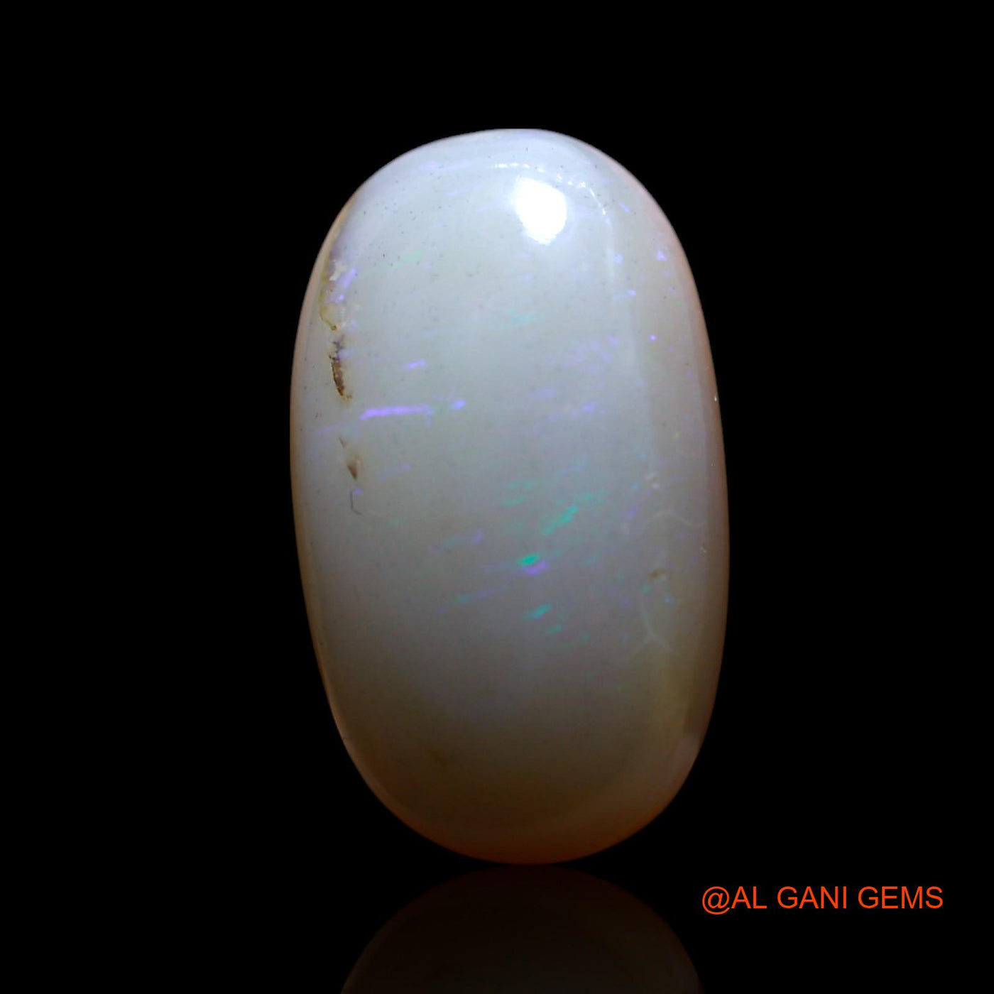 Natural Fire Opal Gemstone 7.00 Cts Loose Oval Cabochon From Australia 17x9x6 mm AG-555