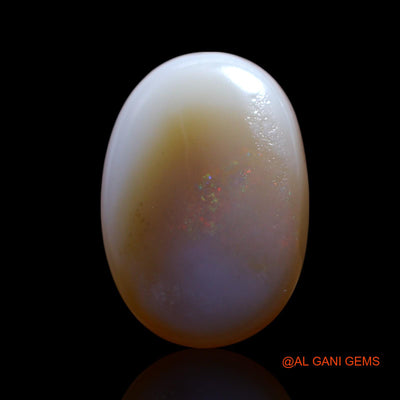 Natural Fire Opal Gemstone 7.50 Cts Loose Oval Cabochon From Australia 16x11x6 mm AG-556