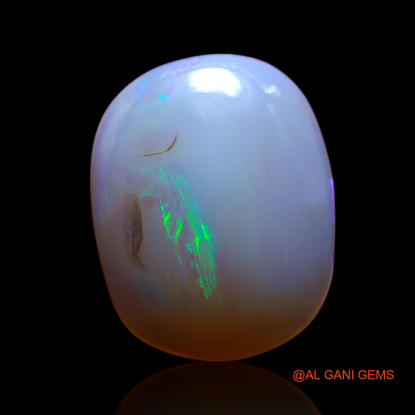 6.00 Cts Natural Australian Fire Opal Loose Gemstone Oval Cabochon 16x12x5 mm AG-557