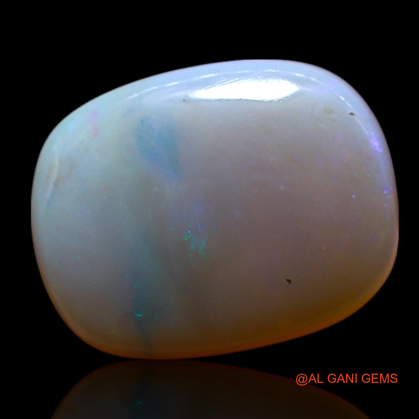 7.00 Cts Unheated Australian Fire Opal Loose Gemstone Oval Cabochon Natural 15x12x5 mm AG-558