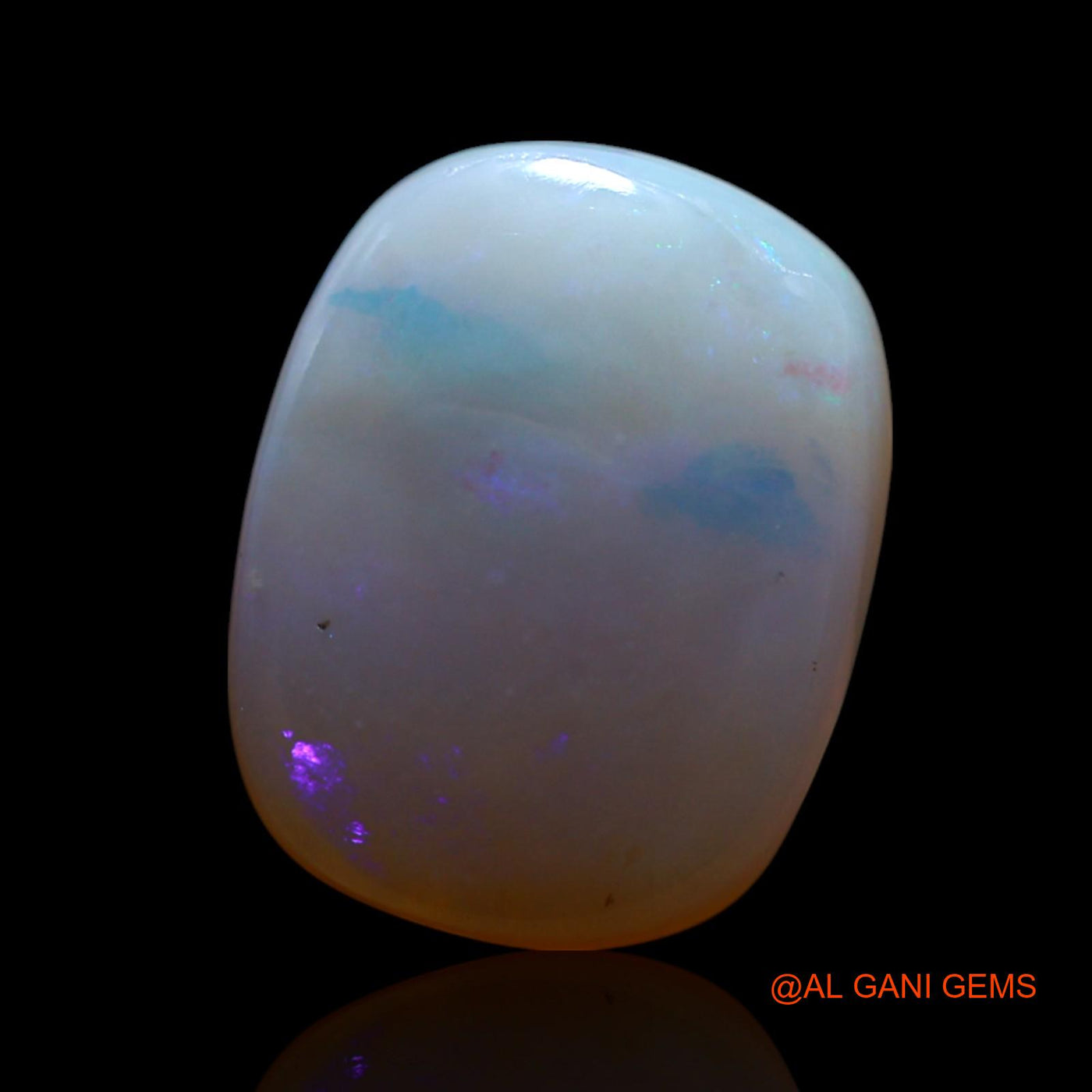 7.00 Cts Unheated Australian Fire Opal Loose Gemstone Oval Cabochon Natural 15x12x5 mm AG-558