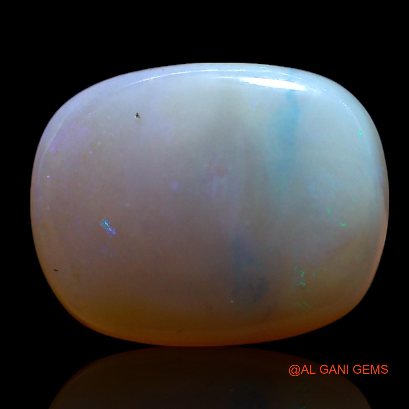 7.00 Cts Unheated Australian Fire Opal Loose Gemstone Oval Cabochon Natural 15x12x5 mm AG-558