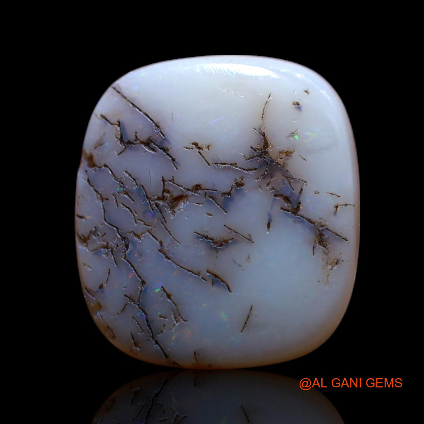 6.00 Cts Natural Australian Fire Opal Loose Gemstone Oval Cabochon 14x13x5 mm AG-560