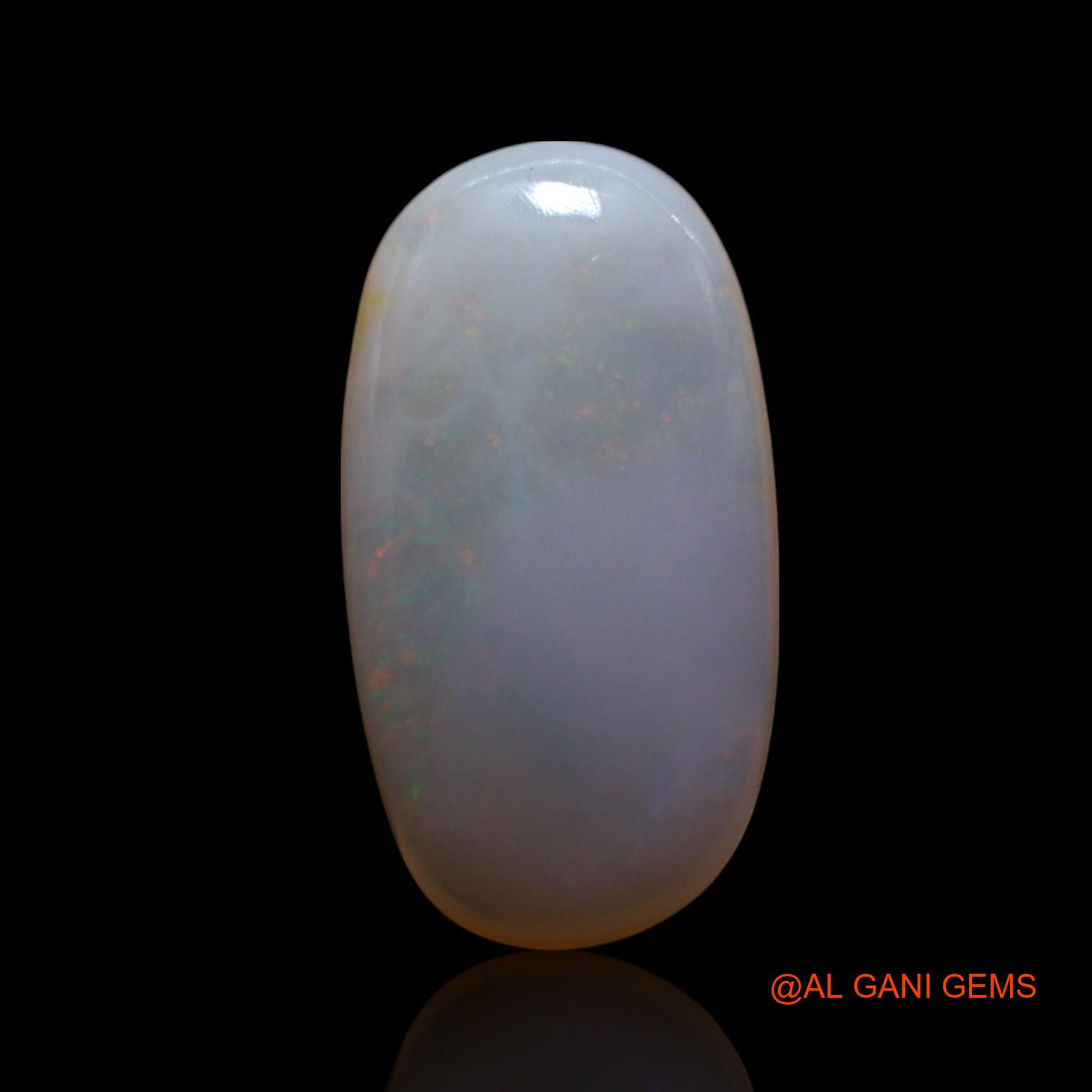 4.00 Cts Natural Australian Fire Opal Loose Gemstone Oval Cabochon 17x9x4 mm AG-561